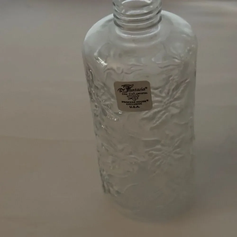 Vintage Princess House Fantasia Crystal Soap/Lotion Dispenser Set - Item #564